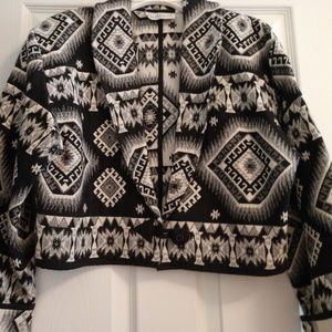 Misses navajo print jacket